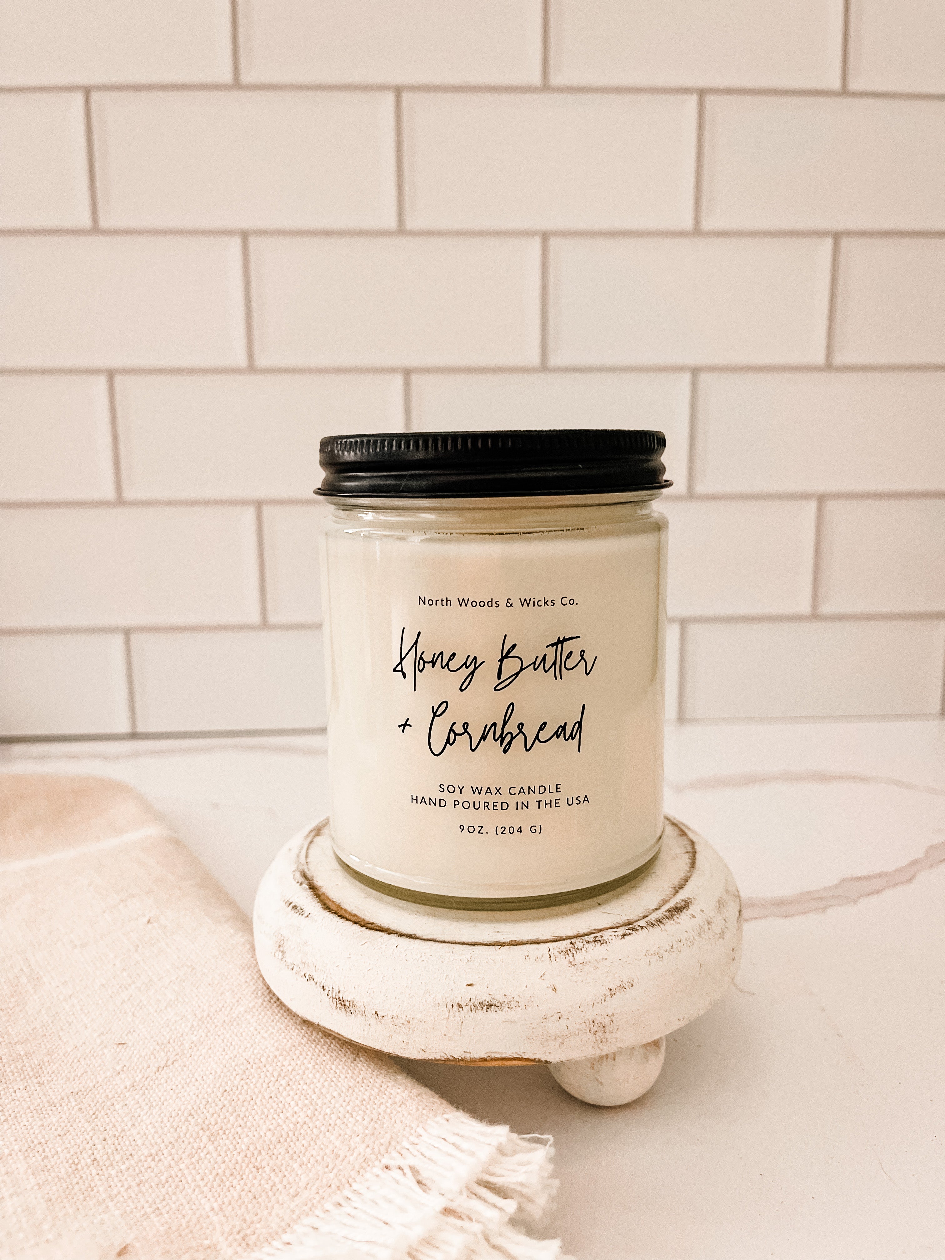 Honey Butter + Cornbread 9oz Candle – northwoodsandwicksco